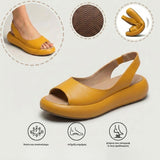 Ορθοπεδικά σανδάλια από μαλακό δέρμα – με στήριξη καμάρας για άνεση στο περπάτημα