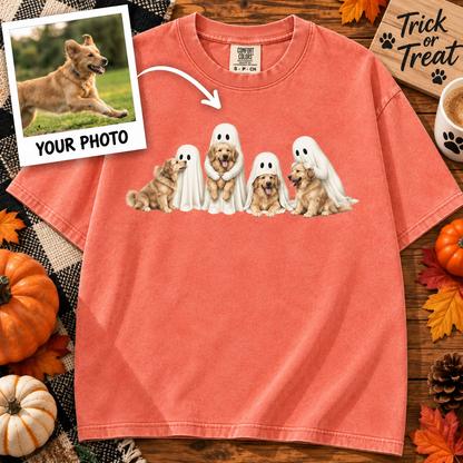 Custom Pet Boo Crew T-Shirt – Personalized From Your Photo