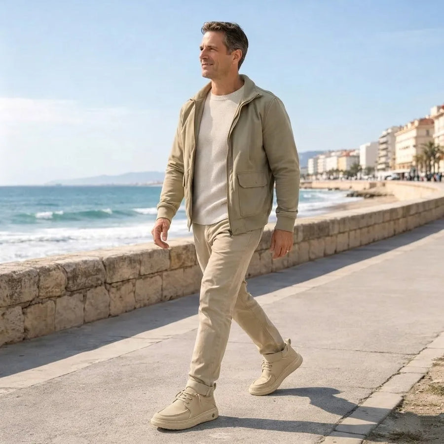Παπούτσια ορθοπεδικά για ελεύθερο χρόνο και μόδα — με στήριξη καμάρας, ανακουφίζουν από τον πόνο, δερμάτινο φινίρισμα που καθαρίζεται εύκολα
